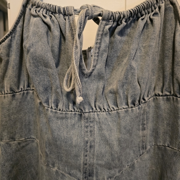 Flying Tomato Light Blue Denim Dress - Picture 2 of 4